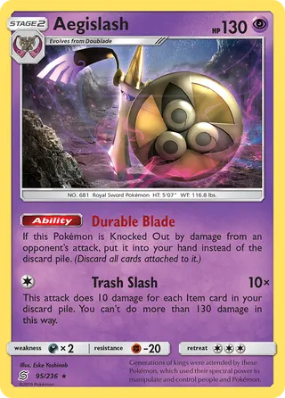 Carta Aegislash