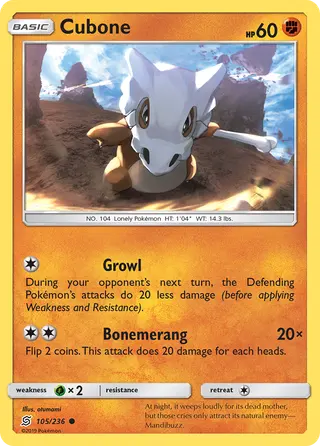 Carta Cubone