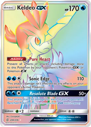 Carta Keldeo GX