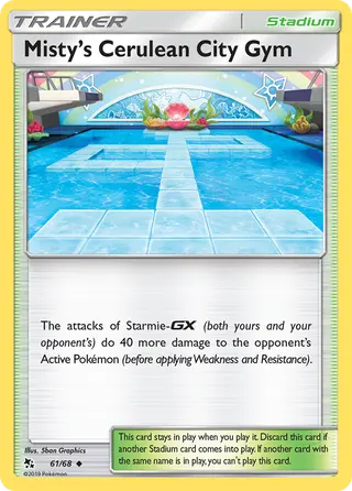 Carta Misty’s Cerulean City Gym