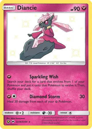 Carta Diancie