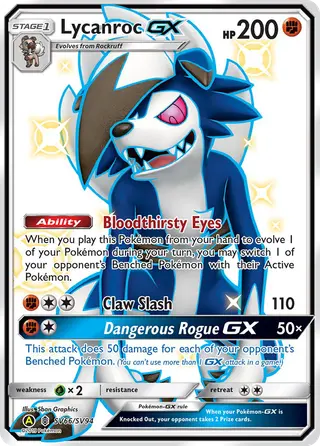 Carta Lycanroc-GX