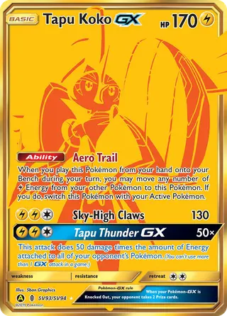 Carta Tapu Koko-GX