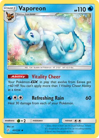 Carta Vaporeon