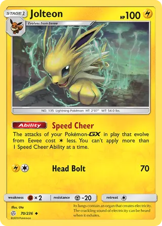 Carta Jolteon