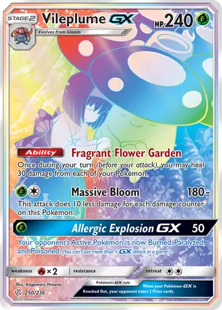 Carta Vileplume GX