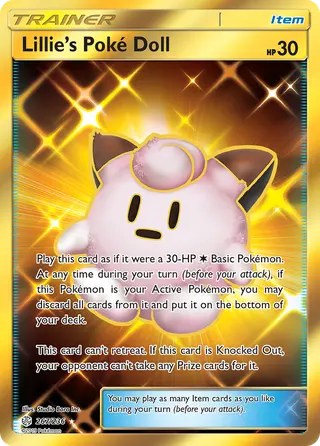 Carta Pokéboneco da Lílian