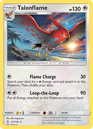 Carta Talonflame