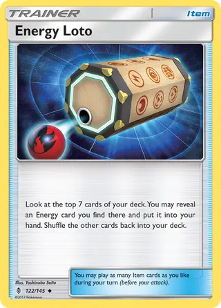 Carta Loto Energia
