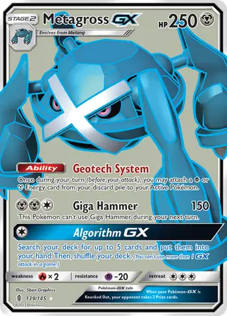 Carta Metagross GX