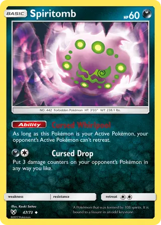 Carta Spiritomb