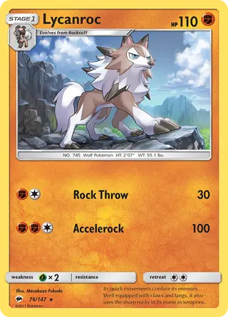Carta Lycanroc