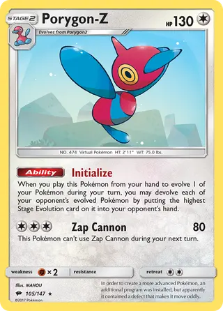 Carta Porygon-Z