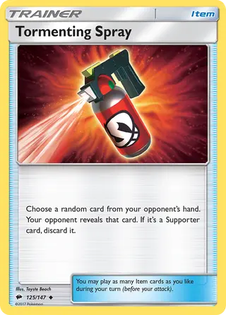 Carta Spray Atormentador
