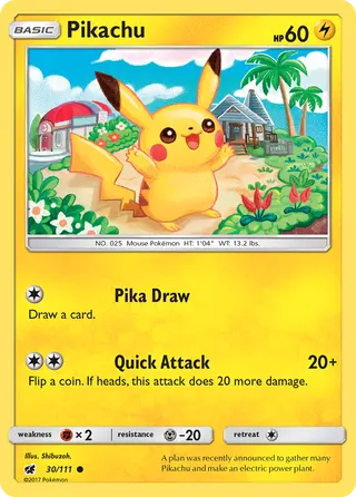 Carta Pikachu
