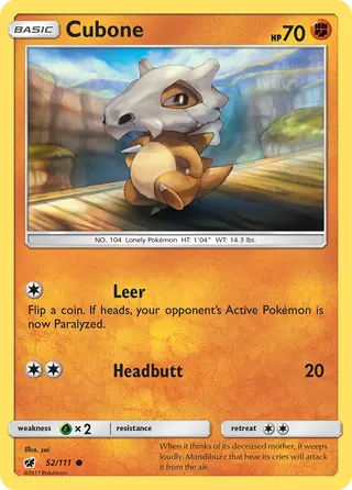 Carta Cubone