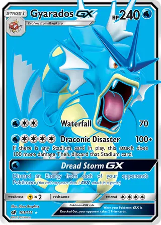 Carta Gyarados GX
