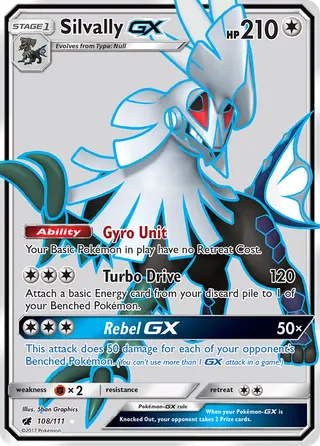 Carta Silvally GX