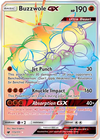 Carta Buzzwole GX