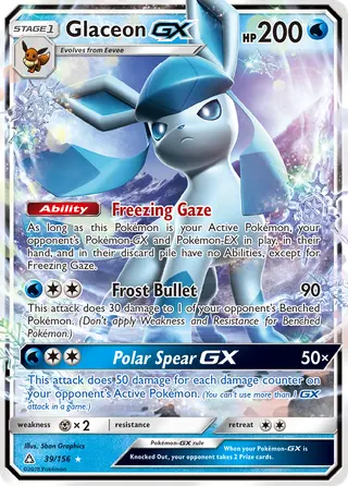 Carta Glaceon GX