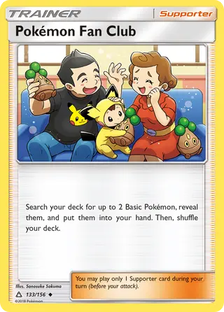 Carta Fã Clube Pokémon