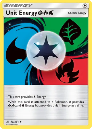 Carta Energia Unitária GrassFireWater