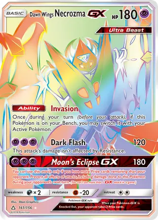 Carta Necrozma Asas Alvorada GX