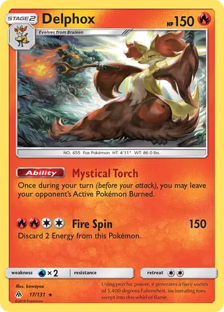 Carta Delphox