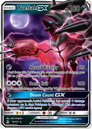 Carta Yveltal GX