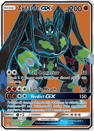 Carta Zygarde GX