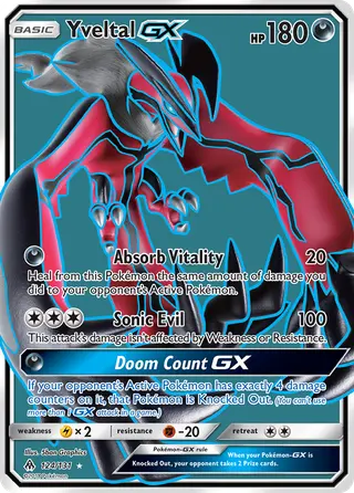 Carta Yveltal GX