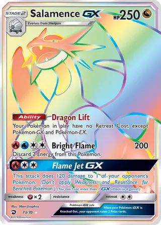 Carta Salamence GX