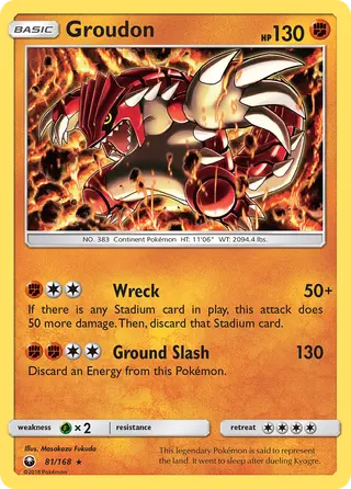 Carta Groudon