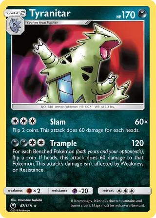 Carta Tyranitar