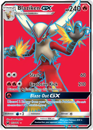 Carta Blaziken GX