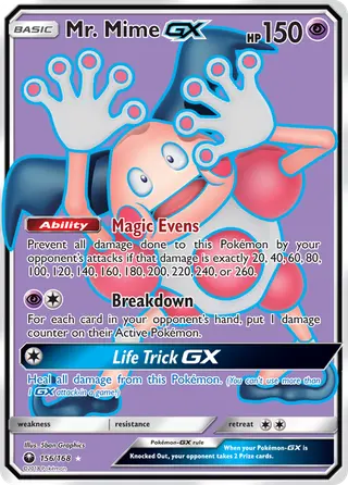 Carta Mr. Mime GX