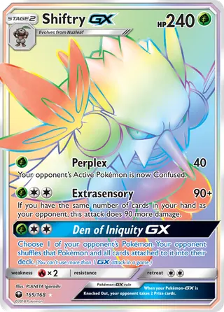 Carta Shiftry GX