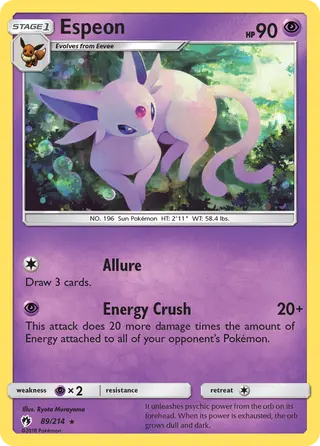 Carta Espeon
