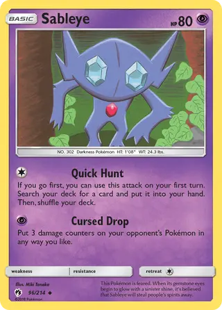 Carta Sableye