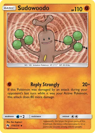 Carta Sudowoodo