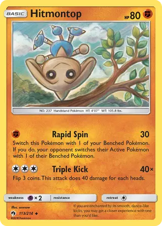 Carta Hitmontop