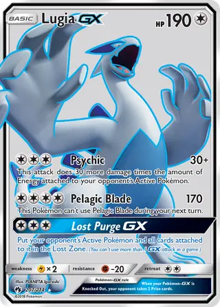 Carta Lugia GX