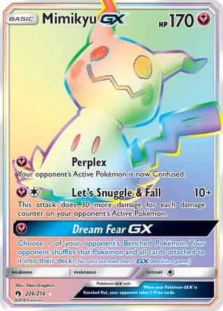Carta Mimikyu GX