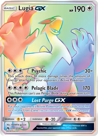 Carta Lugia GX