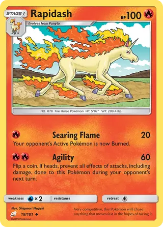Carta Rapidash