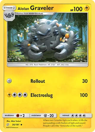 Carta Graveler de Alola