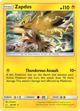 Carta Zapdos