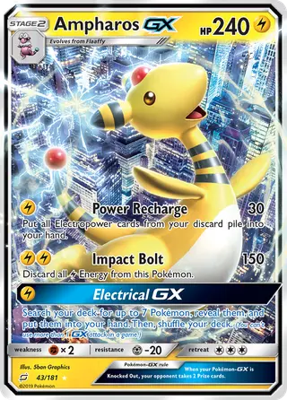 Carta Ampharos GX