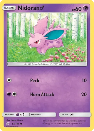 Carta Nidoran♂