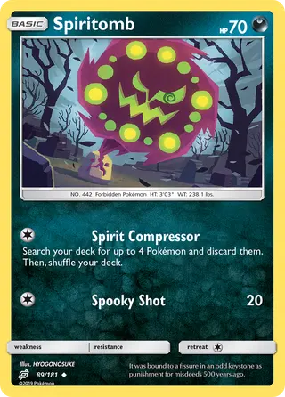 Carta Spiritomb
